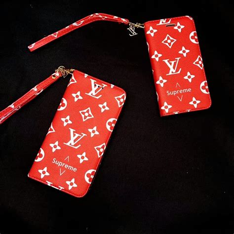 louis vuitton supreme iphone case|Louis Vuitton iPhone wallet.